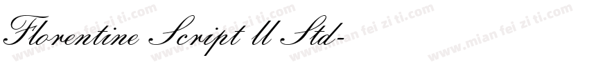 Florentine Script ll Std字体转换